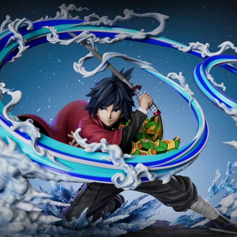 預購]SXB 鬼滅之刃富岡義勇水柱九柱技能共鳴系列1/6 | 抽像GK收藏娛樂